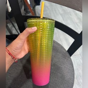 Starbucks grid cup